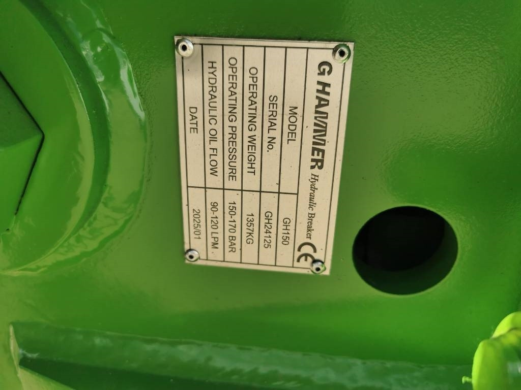 G Hammer GH 150. Power, Not Noise ! NEW 2025 Model - Hydraulische hamer voor Bouwmachine: afbeelding 4 G Hammer GH 150. Power, Not Noise ! NEW 2025 Model - Hydraulische hamer voor Bouwmachine: afbeelding 4