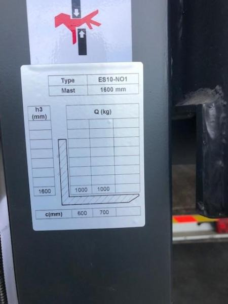 Stapelaar Baoli ES-10-N01 gerbeur accompagnant: afbeelding 7