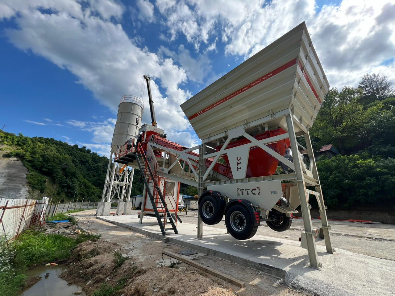 For Sale Mobile Concrete Plant 60 m³ - Betoncentrale: afbeelding 2 For Sale Mobile Concrete Plant 60 m³ - Betoncentrale: afbeelding 2