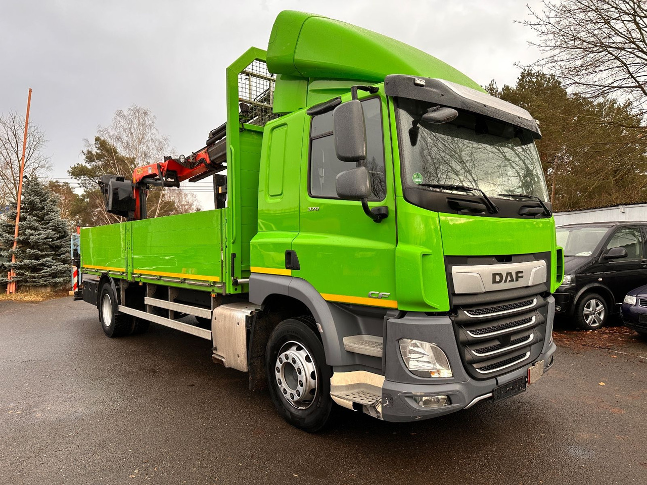 DAF CF 370 mit Kran Klima Tempomat - Vrachtwagen met open laadbak, Kraanwagen: afbeelding 2 DAF CF 370 mit Kran Klima Tempomat - Vrachtwagen met open laadbak, Kraanwagen: afbeelding 2