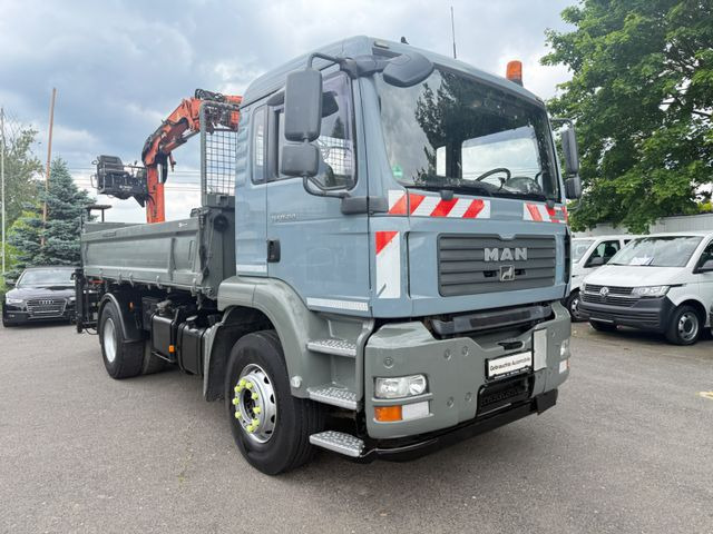 MAN TGA 18.350 Kran Terex - Kipper vrachtwagen, Kraanwagen: afbeelding 1 MAN TGA 18.350 Kran Terex - Kipper vrachtwagen, Kraanwagen: afbeelding 1