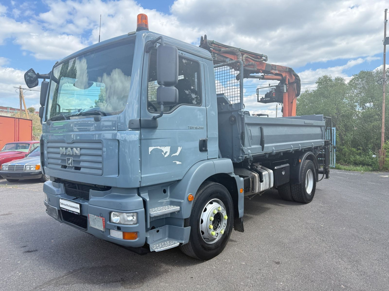 MAN TGM 8.280 Kipper Kran Atlas 85.2 - Kipper vrachtwagen, Kraanwagen: afbeelding 3 MAN TGM 8.280 Kipper Kran Atlas 85.2 - Kipper vrachtwagen, Kraanwagen: afbeelding 3
