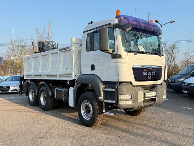 MAN TGS 26.400 Kipper mit Kran Jonsered 6x4 - Kipper vrachtwagen: afbeelding 2 MAN TGS 26.400 Kipper mit Kran Jonsered 6x4 - Kipper vrachtwagen: afbeelding 2