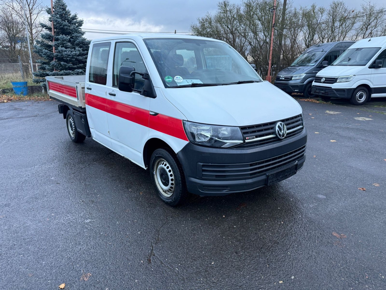 Volkswagen T6 Automatik Pritsche lang Doppelkabine - Bestelwagen met open laadbak: afbeelding 2 Volkswagen T6 Automatik Pritsche lang Doppelkabine - Bestelwagen met open laadbak: afbeelding 2