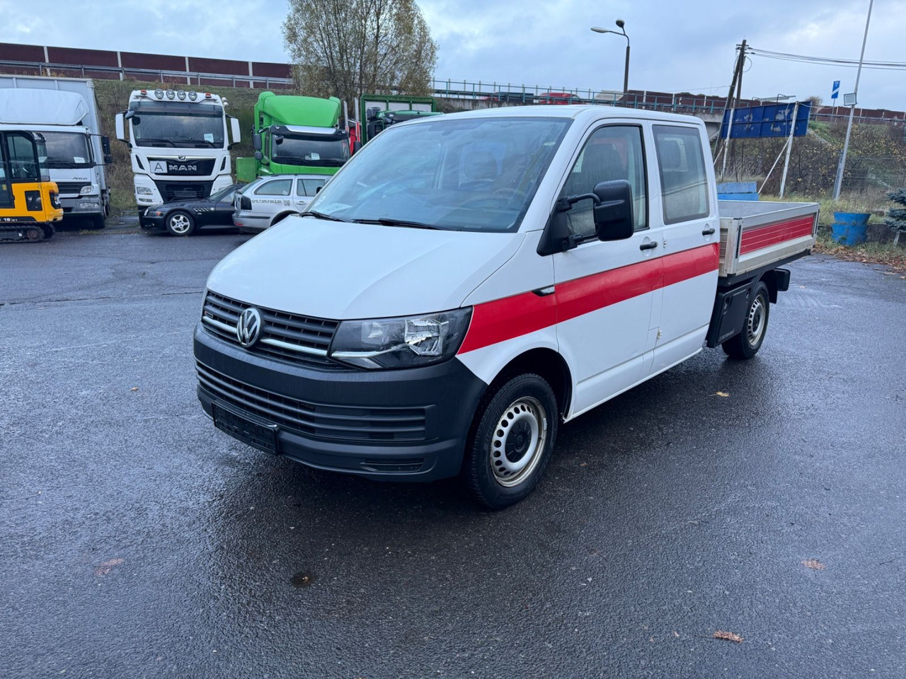 Volkswagen T6 Automatik Pritsche lang Doppelkabine - Bestelwagen met open laadbak: afbeelding 3 Volkswagen T6 Automatik Pritsche lang Doppelkabine - Bestelwagen met open laadbak: afbeelding 3