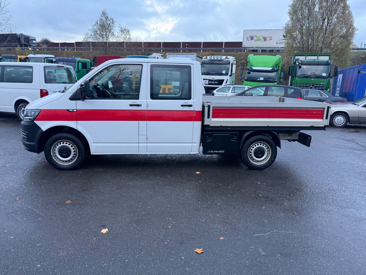 Volkswagen T6 Automatik Pritsche lang Doppelkabine - Bestelwagen met open laadbak: afbeelding 4 Volkswagen T6 Automatik Pritsche lang Doppelkabine - Bestelwagen met open laadbak: afbeelding 4