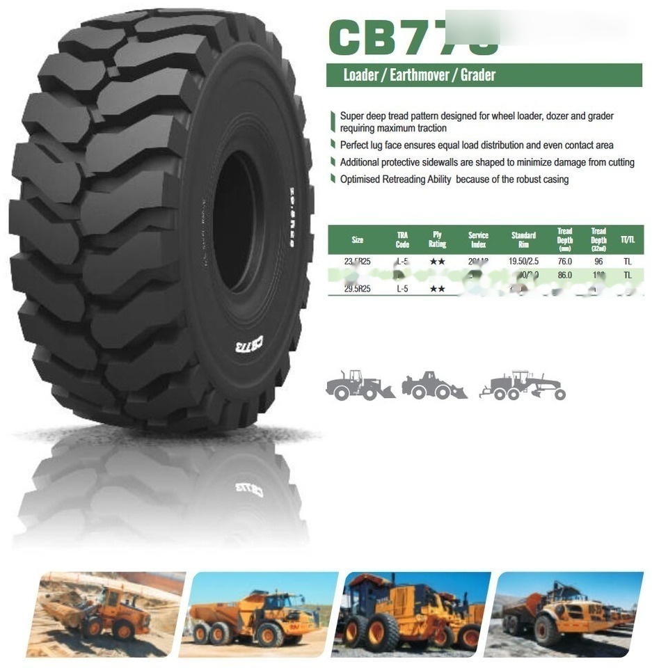 WestLake 20.5R25 CB773 L5 - Band voor Wiellader: afbeelding 2 WestLake 20.5R25 CB773 L5 - Band voor Wiellader: afbeelding 2