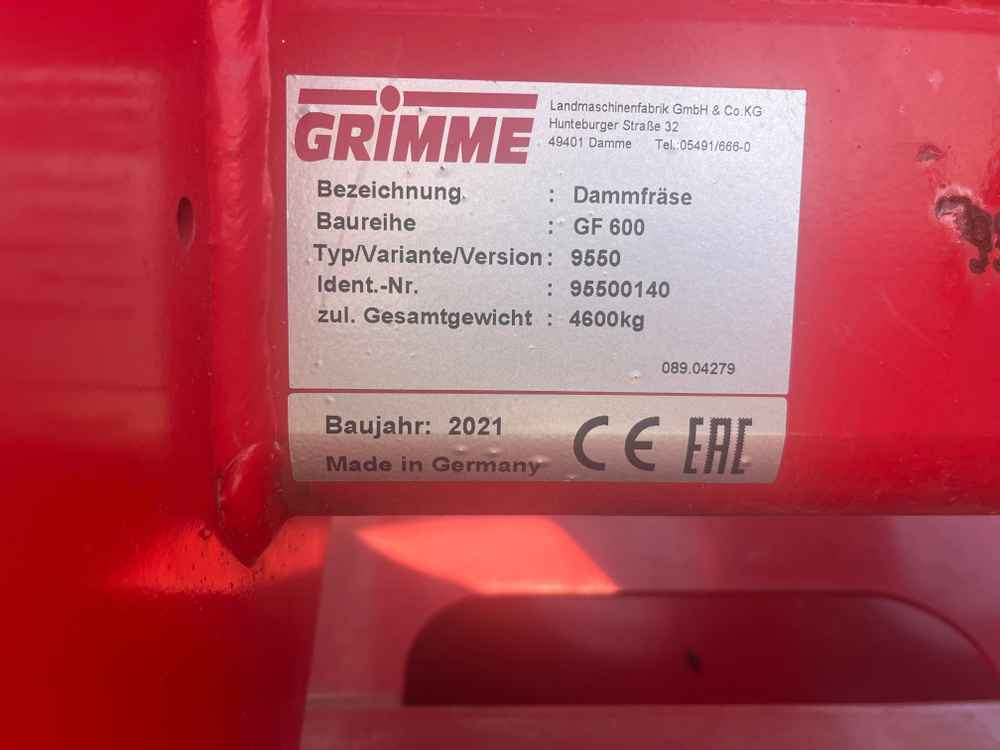 Grimme GF 600 - Aardappeltechniek: afbeelding 2 Grimme GF 600 - Aardappeltechniek: afbeelding 2