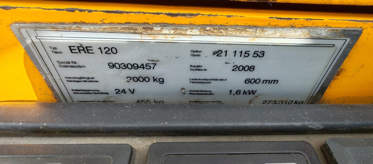 Palletwagen Jungheinrich ERE120: afbeelding 7