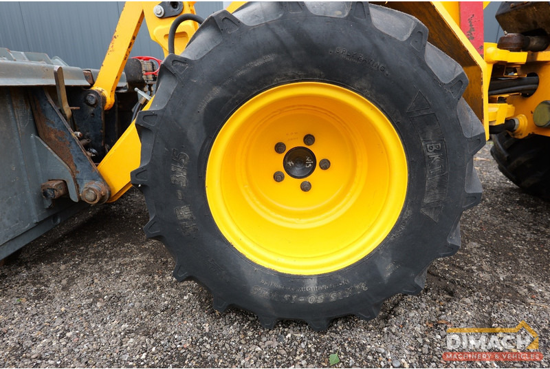 Lader JCB 403 Zeer nette shovel met hydraulische snelwissel en bak en palletvorken 120cm lang: afbeelding 8