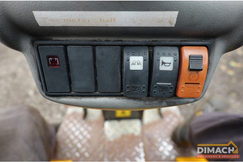 Lader JCB 403 Zeer nette shovel met hydraulische snelwissel en bak en palletvorken 120cm lang: afbeelding 16