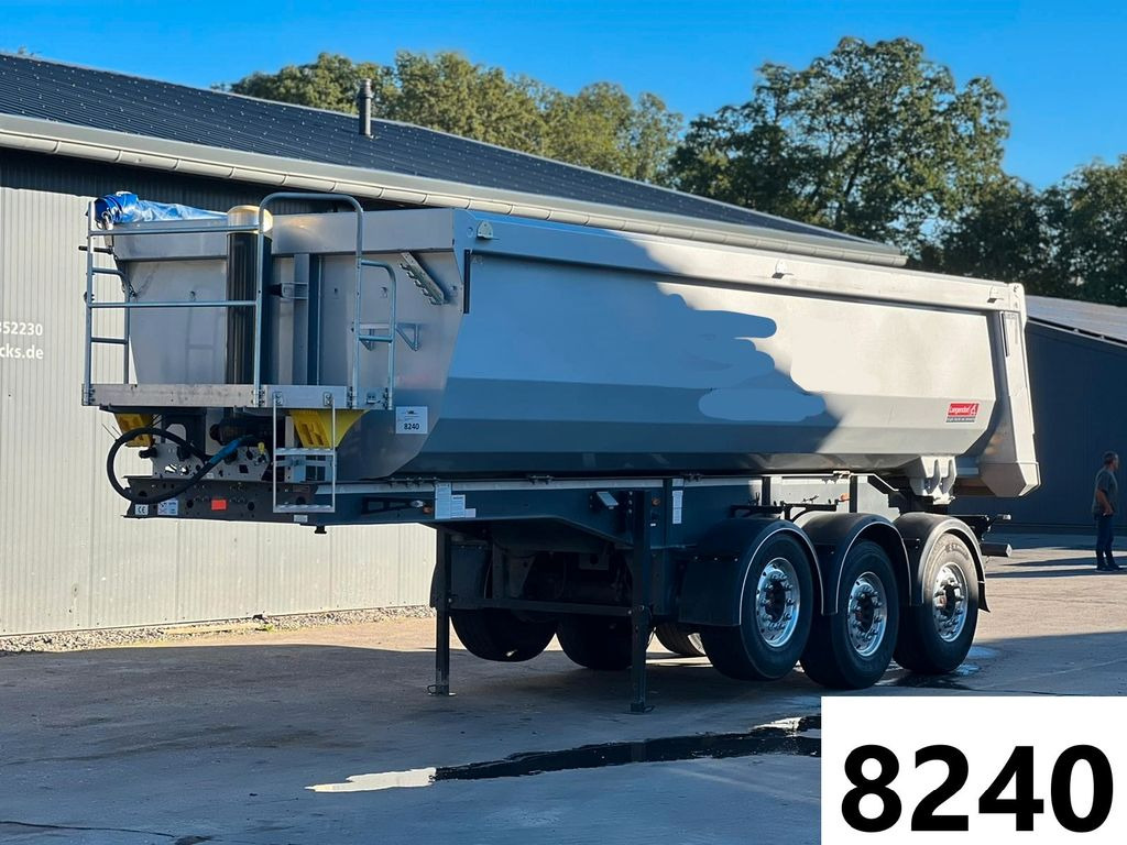 Kipper oplegger Langendorf SKS HS24 Stahlmulde Lift Achse ALU: afbeelding 1