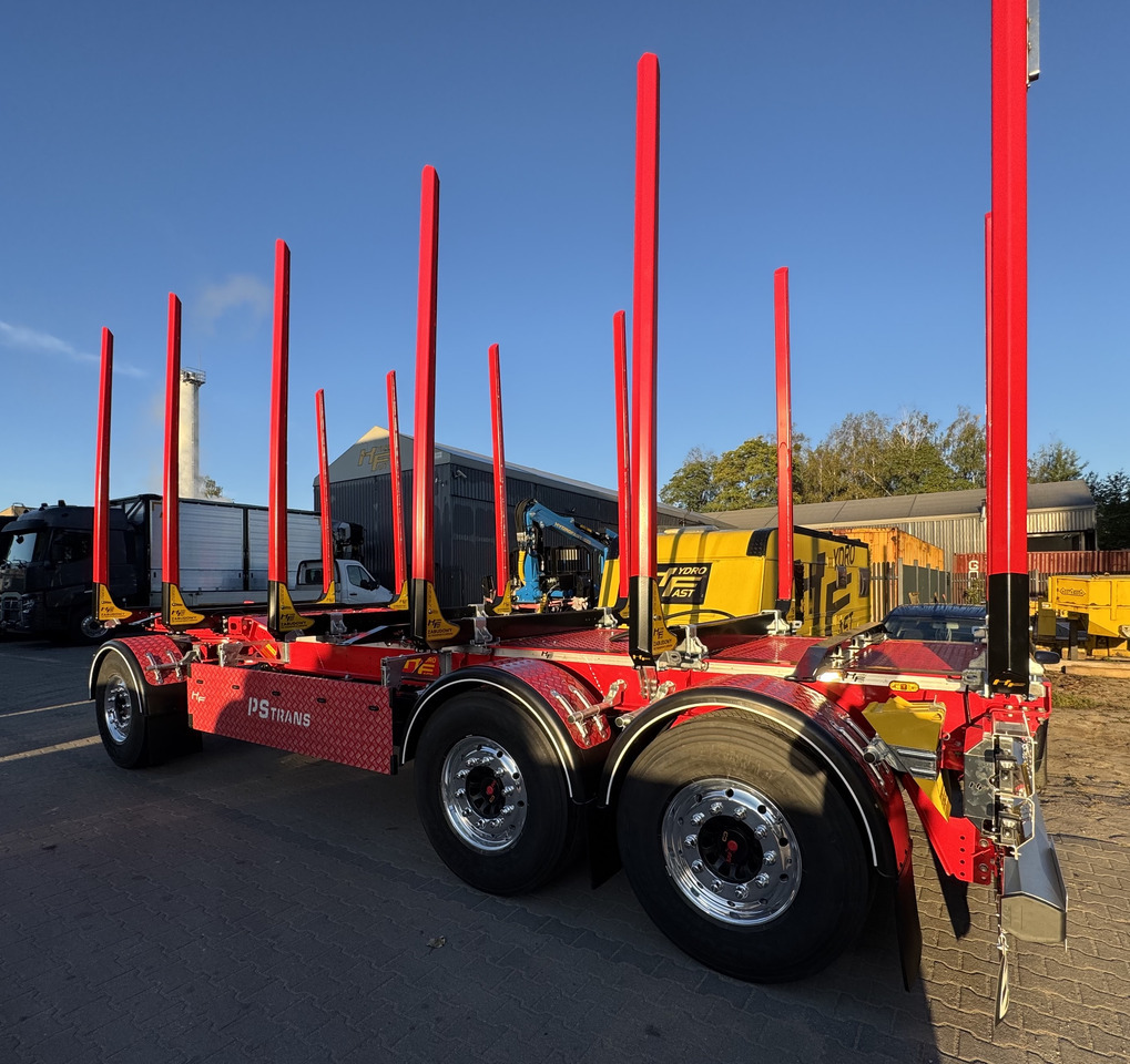 HYDROFAST Przyczepa 3 osiowa / 3 axles timber transport trailer / Remorque à 3 essieux pour le transport de bois / 3-Achs-Rungenanhänger / 3-tengelyes-rönkszállító-pótkocsi / Remorcă pentru transportul lemnului - Hout aanhanger: afbeelding 2 HYDROFAST Przyczepa 3 osiowa / 3 axles timber transport trailer / Remorque à 3 essieux pour le transport de bois / 3-Achs-Rungenanhänger / 3-tengelyes-rönkszállító-pótkocsi / Remorcă pentru transportul lemnului - Hout aanhanger: afbeelding 2