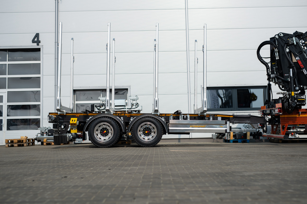Hydrofast Przyczepa tandem od przewozu drewna na stanie / Timber tandem trailer in stock /Tandem-Anhänger aus Holz/ - Hout aanhanger: afbeelding 1 Hydrofast Przyczepa tandem od przewozu drewna na stanie / Timber tandem trailer in stock /Tandem-Anhänger aus Holz/ - Hout aanhanger: afbeelding 1
