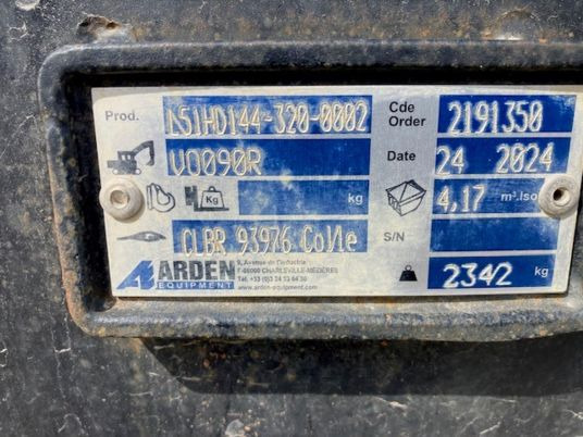 GODET ARDEN POUR CHARGEUSE CASE 921 G - Bak: afbeelding 1 GODET ARDEN POUR CHARGEUSE CASE 921 G - Bak: afbeelding 1