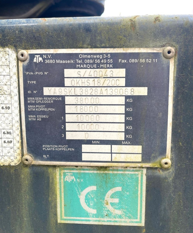 ATM OKHS 18/20 - Kipper oplegger: afbeelding 5 ATM OKHS 18/20 - Kipper oplegger: afbeelding 5