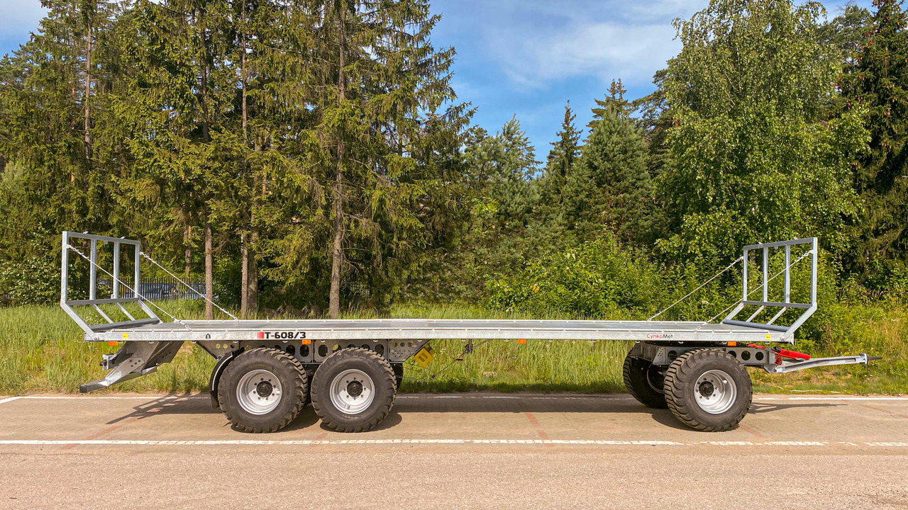 Cynkomet Ballentransportwagen / Bale platform / Remorque pour balles / Rimorchio per balle / Przyczepa do przewozu bel - Platte landbouwwagen: afbeelding 3 Cynkomet Ballentransportwagen / Bale platform / Remorque pour balles / Rimorchio per balle / Przyczepa do przewozu bel - Platte landbouwwagen: afbeelding 3
