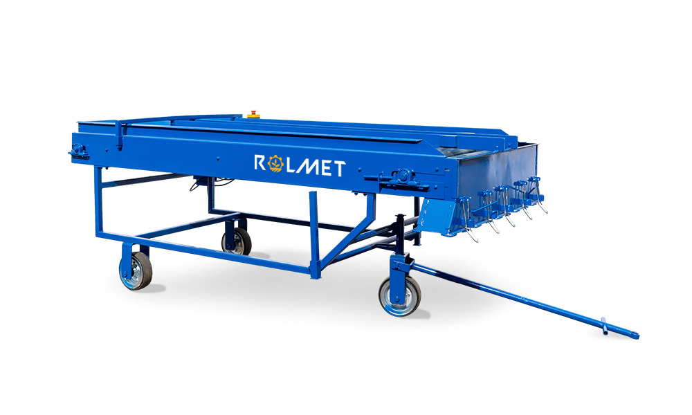 ROLMET Rollenverlesetisch / Sorting table / Table de tri / Tavolo selettivo / Cambiador / Сортировочный стол / Stół przebierczy SP2 - Aardappeltechniek: afbeelding 1 ROLMET Rollenverlesetisch / Sorting table / Table de tri / Tavolo selettivo / Cambiador / Сортировочный стол / Stół przebierczy SP2 - Aardappeltechniek: afbeelding 1