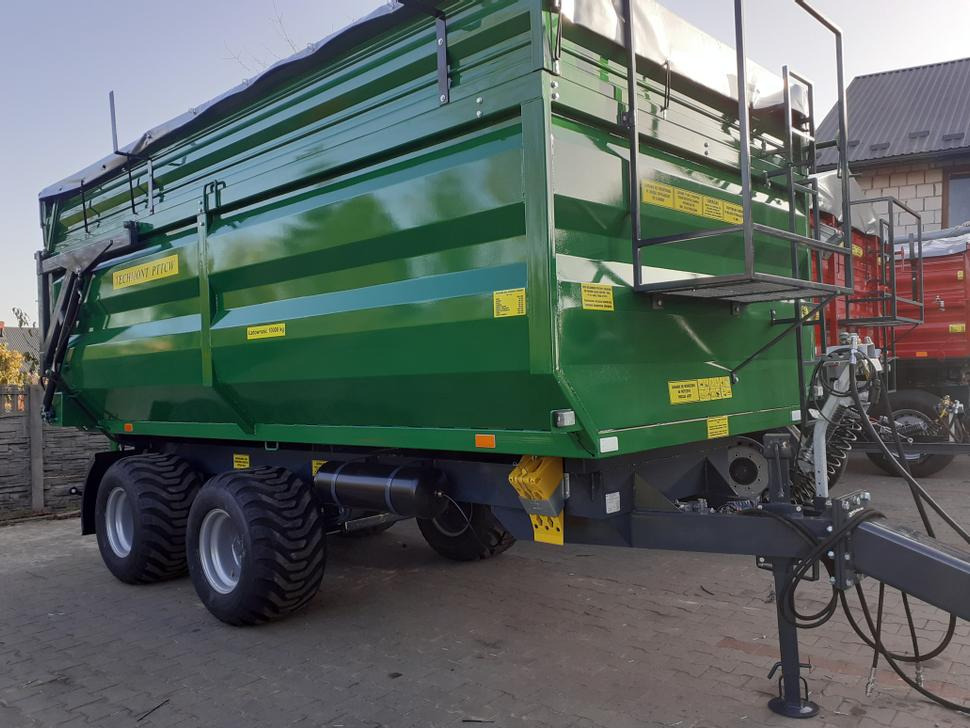 Techmont Anhänger Tandemkipper / Trailer / Remorque / Rimorchio / Remolque tándem / Прицеп монолитный двухосный тандем / Przyczepa tandem PTTCW112 12 t - Landbouwkipper: afbeelding 5 Techmont Anhänger Tandemkipper / Trailer / Remorque / Rimorchio / Remolque tándem / Прицеп монолитный двухосный тандем / Przyczepa tandem PTTCW112 12 t - Landbouwkipper: afbeelding 5