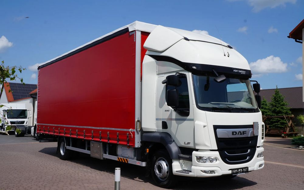 DAF LF 290 EURO 6 FIRANKA DŁ. 8.6m 21 PALET ŁAD 8.250 KG - Schuifzeilen vrachtwagen: afbeelding 1 DAF LF 290 EURO 6 FIRANKA DŁ. 8.6m 21 PALET ŁAD 8.250 KG - Schuifzeilen vrachtwagen: afbeelding 1