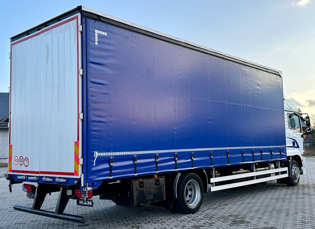 MAN TGM 15.290 / FIRANKA / 20 EUROPALET / AUTOMAT / SYPIALKA / DMC 16 T / 8 400 KG ŁADOWNOŚĆ - Schuifzeilen vrachtwagen: afbeelding 3 MAN TGM 15.290 / FIRANKA / 20 EUROPALET / AUTOMAT / SYPIALKA / DMC 16 T / 8 400 KG ŁADOWNOŚĆ - Schuifzeilen vrachtwagen: afbeelding 3