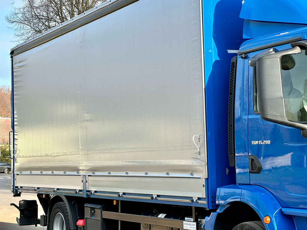 Schuifzeilen vrachtwagen MAN TGM 15.290 / FIRANKA / WINDA / AUTOMAT / 2021 ROK / 18 EUROPALET / 15 T DMC: afbeelding 15