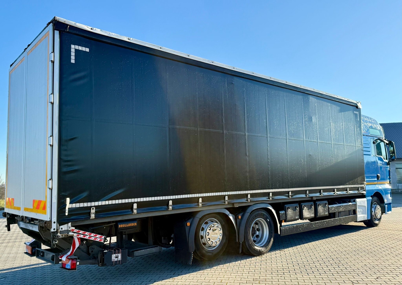 MAN TGX 26.420 / FIRANKA / WINDA / 23 EUROPALETY / 6x2 / AUTOMAT / EURO 6 / OŚ PODNOSZONA / DUŻA KABINA / 2019 ROK - Schuifzeilen vrachtwagen: afbeelding 3 MAN TGX 26.420 / FIRANKA / WINDA / 23 EUROPALETY / 6x2 / AUTOMAT / EURO 6 / OŚ PODNOSZONA / DUŻA KABINA / 2019 ROK - Schuifzeilen vrachtwagen: afbeelding 3