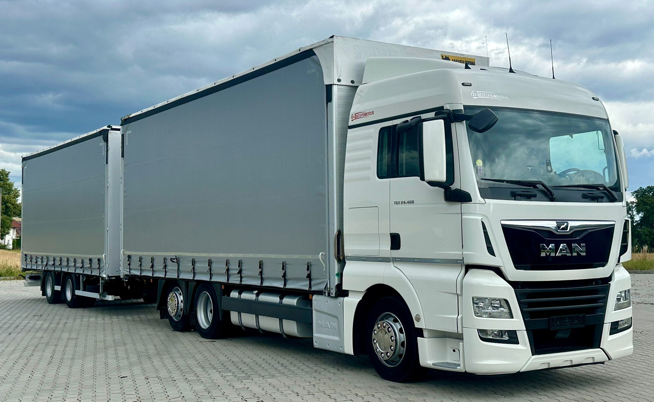 MAN TGX 26.460 / ZESTAW PRZEJAZDOWY / 38 PALET / AUTOMAT / SYPIALKA / PRZYCZEPA WIELTON / 2019 ROK / NISKI PRZEBIEG - Schuifzeilen vrachtwagen: afbeelding 2 MAN TGX 26.460 / ZESTAW PRZEJAZDOWY / 38 PALET / AUTOMAT / SYPIALKA / PRZYCZEPA WIELTON / 2019 ROK / NISKI PRZEBIEG - Schuifzeilen vrachtwagen: afbeelding 2
