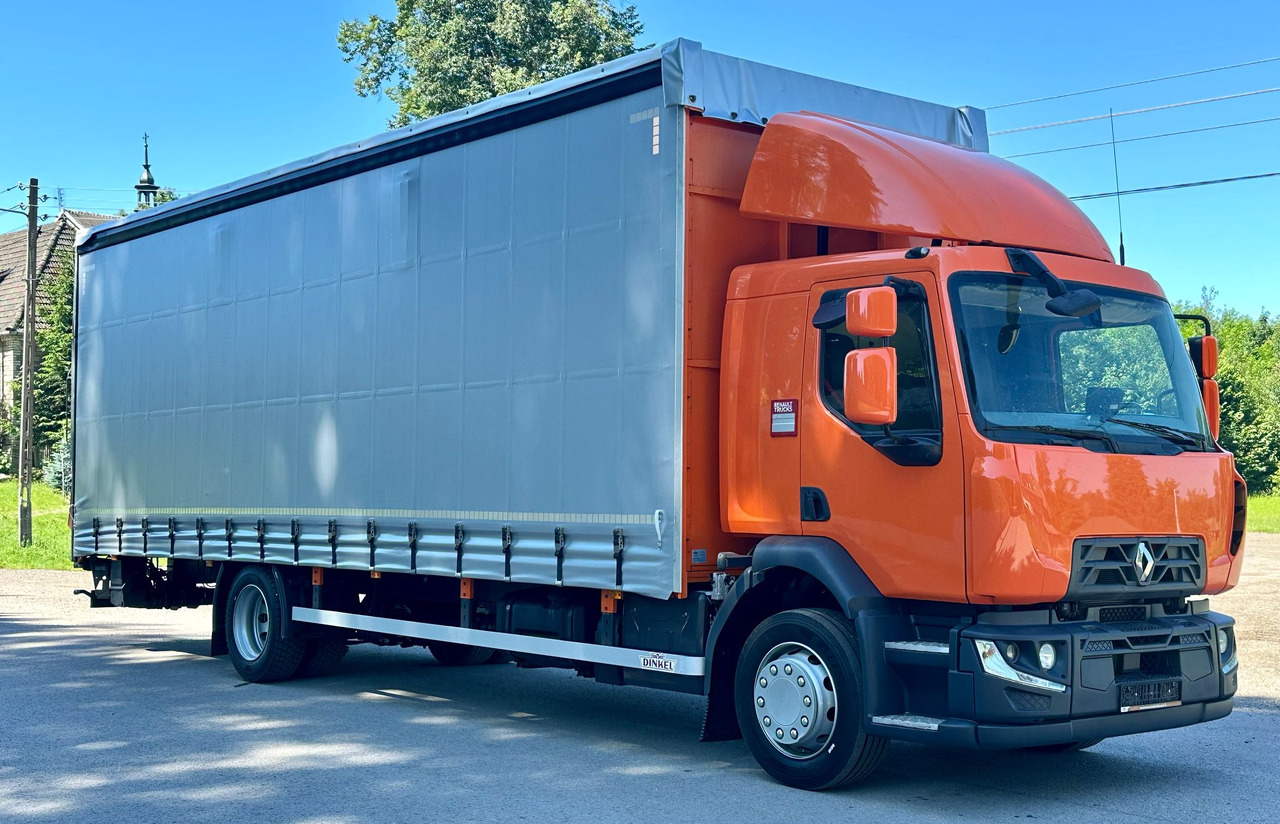 RENAULT D 18 / 280 / FIRANKA / WINDA / 8.6 M DŁUGOŚCI / 21 EUROPALET / NOWE OPONY / ŁADOWNOŚĆ 9.380 KG / AUTOMAT / SERWISOWANA / SPROWADZONA - Schuifzeilen vrachtwagen: afbeelding 1 RENAULT D 18 / 280 / FIRANKA / WINDA / 8.6 M DŁUGOŚCI / 21 EUROPALET / NOWE OPONY / ŁADOWNOŚĆ 9.380 KG / AUTOMAT / SERWISOWANA / SPROWADZONA - Schuifzeilen vrachtwagen: afbeelding 1