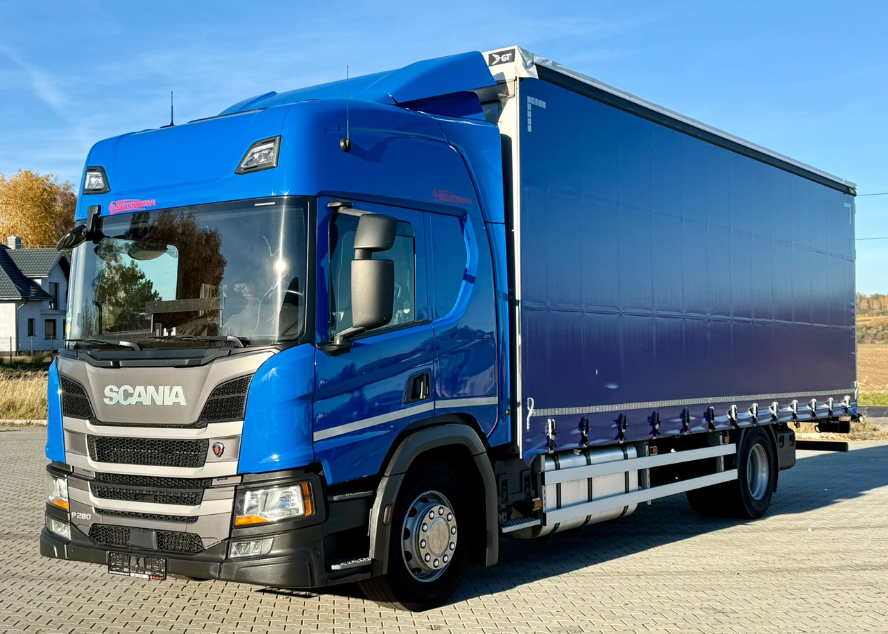 SCANIA P280 / FIRANKA / 20 EUROPALET / SYPIALKA / SILNIK 6 / AUTOMAT - Schuifzeilen vrachtwagen: afbeelding 2 SCANIA P280 / FIRANKA / 20 EUROPALET / SYPIALKA / SILNIK 6 / AUTOMAT - Schuifzeilen vrachtwagen: afbeelding 2
