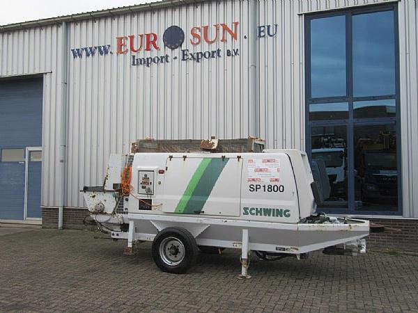 2015 SCHWING SP 1800 D 129KW - Kleine betonpomp: afbeelding 1 2015 SCHWING SP 1800 D 129KW - Kleine betonpomp: afbeelding 1