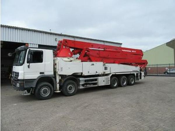 PUTZMEISTER M52/5 MB/ACTROS - Betonpomp: afbeelding 1 PUTZMEISTER M52/5 MB/ACTROS - Betonpomp: afbeelding 1