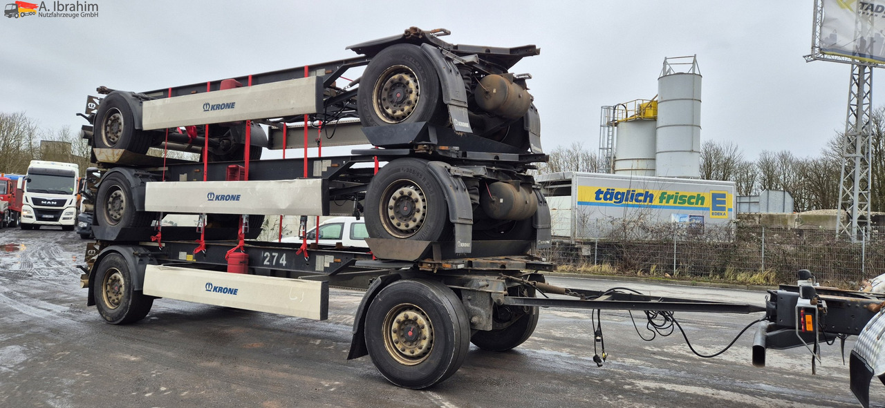 Krone AZ 3x vorhanden SAF Achsen, fertig gestapelt - Containertransporter/ Wissellaadbak aanhangwagen: afbeelding 4 Krone AZ 3x vorhanden SAF Achsen, fertig gestapelt - Containertransporter/ Wissellaadbak aanhangwagen: afbeelding 4