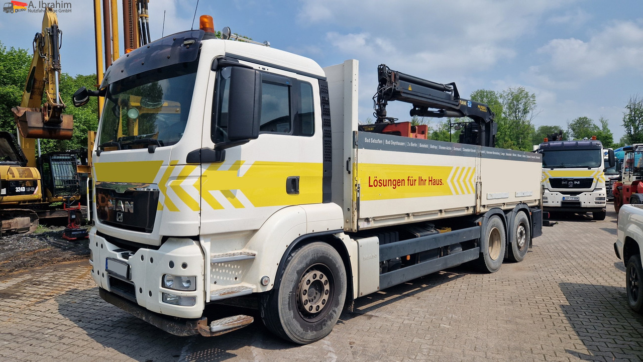 MAN TGS 26.400 PK 15001 Performance Zustand gut, Aufsitzkran - Kraanwagen, Vrachtwagen met open laadbak: afbeelding 1 MAN TGS 26.400 PK 15001 Performance Zustand gut, Aufsitzkran - Kraanwagen, Vrachtwagen met open laadbak: afbeelding 1