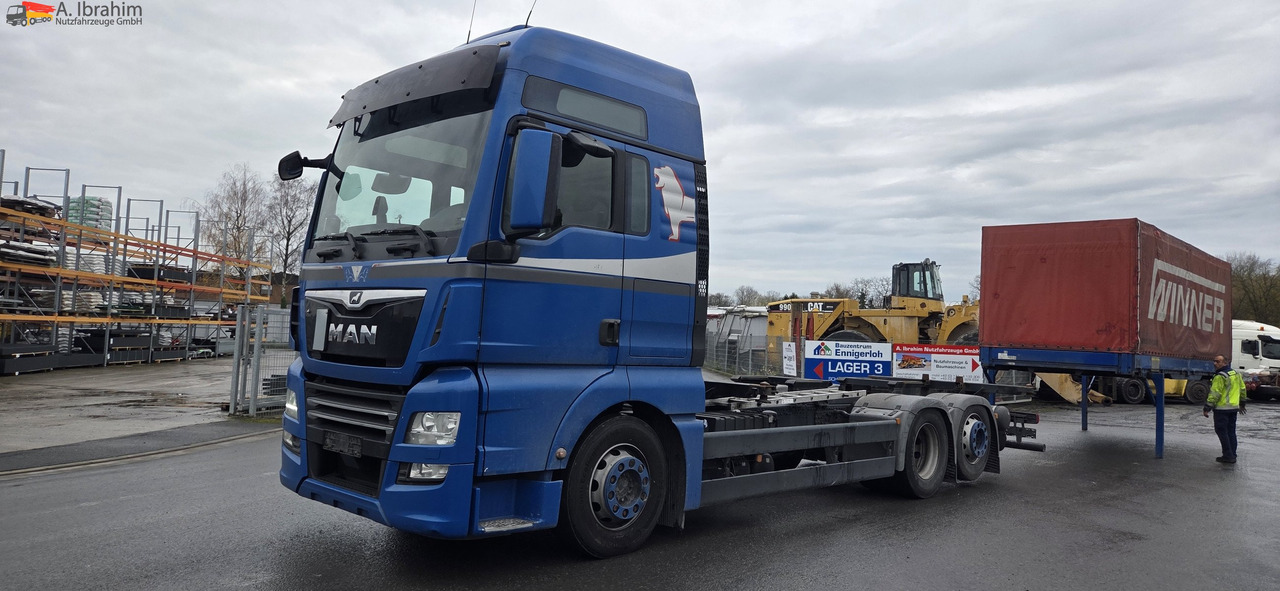 MAN TGX 26.460 6x2 | Lift-Lenkachse | Retarder | Klima | 2 x Vorhanden - Containertransporter/ Wissellaadbak vrachtwagen: afbeelding 1 MAN TGX 26.460 6x2 | Lift-Lenkachse | Retarder | Klima | 2 x Vorhanden - Containertransporter/ Wissellaadbak vrachtwagen: afbeelding 1
