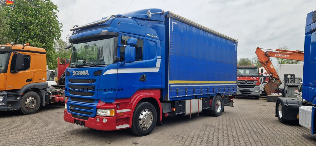 Scania R410 Retarder, Klima, Standklima - Schuifzeilen vrachtwagen: afbeelding 1 Scania R410 Retarder, Klima, Standklima - Schuifzeilen vrachtwagen: afbeelding 1