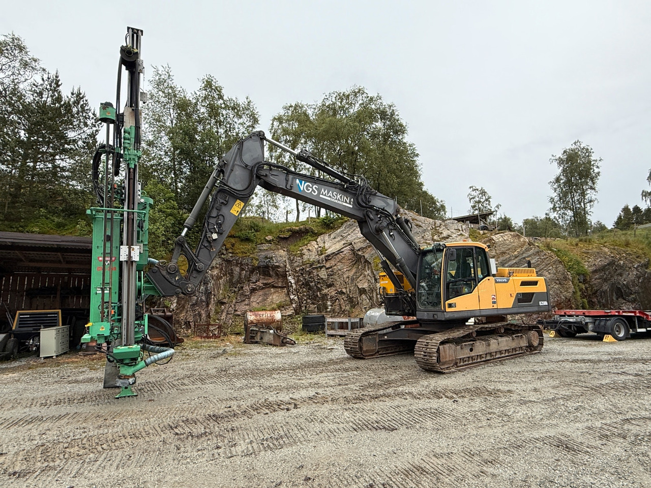 Volvo EC250DL med Montabert tårn - Rupsgraafmachine: afbeelding 2 Volvo EC250DL med Montabert tårn - Rupsgraafmachine: afbeelding 2