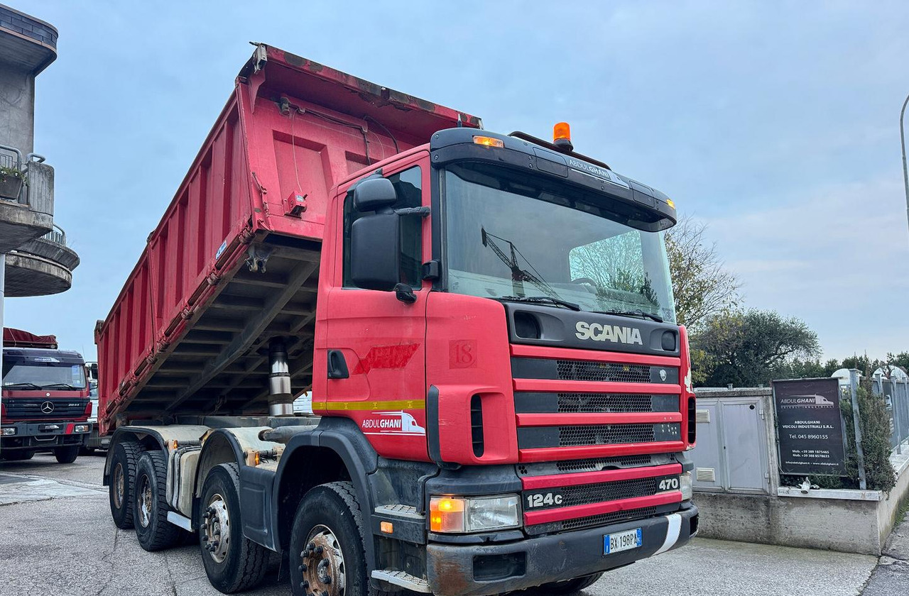 Scania R124/470 Ribaltabile 8X4 - Kipper vrachtwagen: afbeelding 1 Scania R124/470 Ribaltabile 8X4 - Kipper vrachtwagen: afbeelding 1