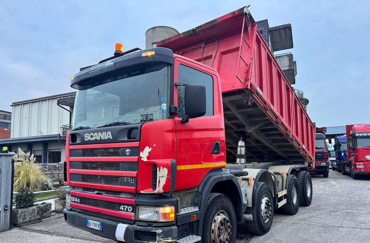 Scania R124/470 Ribaltabile 8X4 - Kipper vrachtwagen: afbeelding 3 Scania R124/470 Ribaltabile 8X4 - Kipper vrachtwagen: afbeelding 3