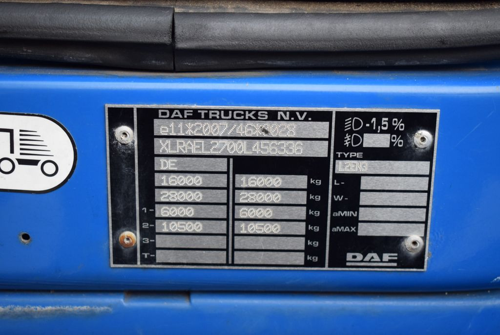 Chassis vrachtwagen DAF  LF 280 Fahrgestell Klima Navi 8-Gang ACC AHK: afbeelding 30
