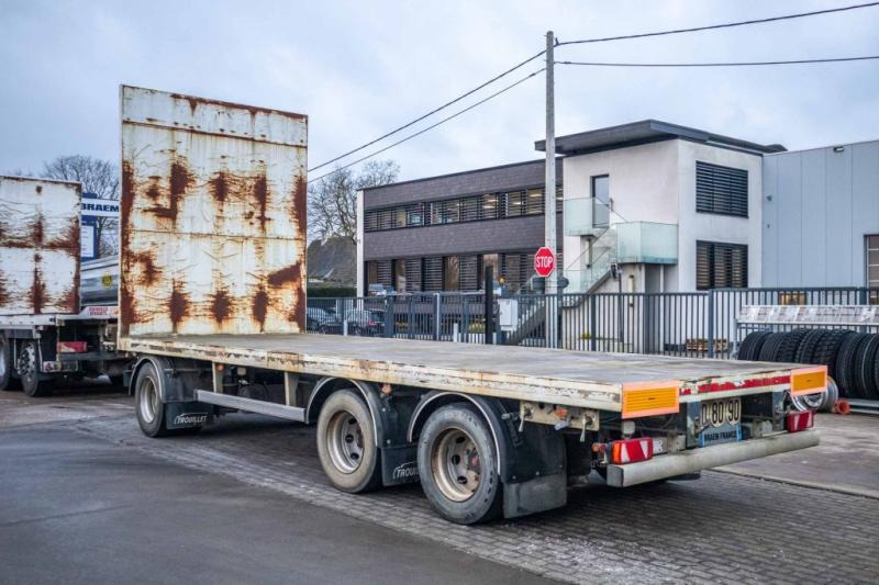 Trouillet PLATEAU + 3 ASSEN DOLLY - Open/ Plateau aanhangwagen: afbeelding 4 Trouillet PLATEAU + 3 ASSEN DOLLY - Open/ Plateau aanhangwagen: afbeelding 4