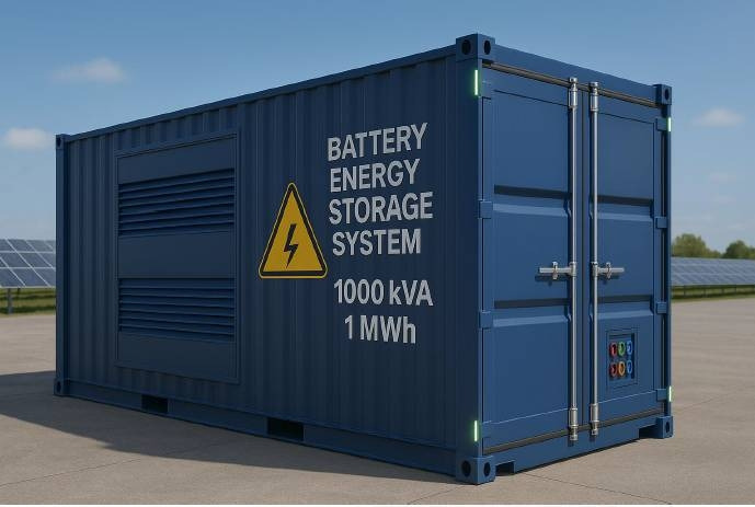 Battery container - 1MWh - 1000kVA - DPX-50701 - Industrie generator: afbeelding 1 Battery container - 1MWh - 1000kVA - DPX-50701 - Industrie generator: afbeelding 1