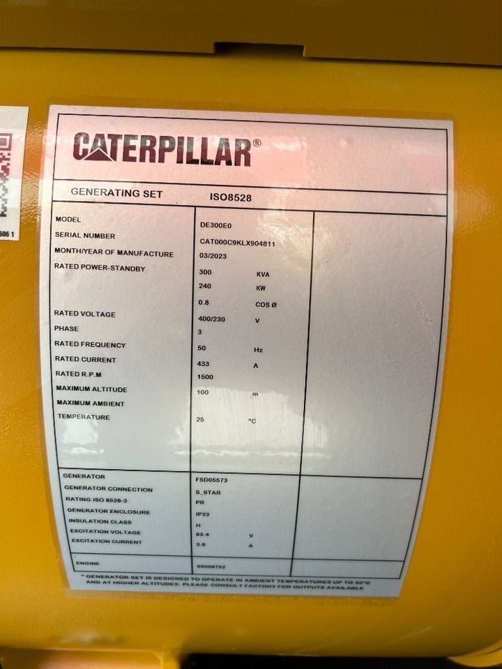 CAT DE300E0 - C9 - 300 kVA Generator - DPX-18021 - Industrie generator: afbeelding 4 CAT DE300E0 - C9 - 300 kVA Generator - DPX-18021 - Industrie generator: afbeelding 4