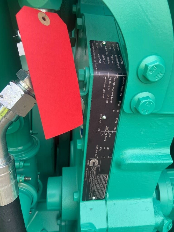 Cummins C2250D5 - 2.250 kVA Genset - QSK60 - DPX-18536-A - Industrie generator: afbeelding 5 Cummins C2250D5 - 2.250 kVA Genset - QSK60 - DPX-18536-A - Industrie generator: afbeelding 5