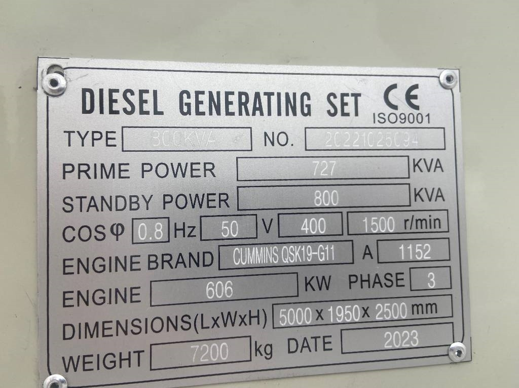 Cummins QSK19-G11 - 800 kVA Generator - DPX-19849 - Industrie generator: afbeelding 4 Cummins QSK19-G11 - 800 kVA Generator - DPX-19849 - Industrie generator: afbeelding 4