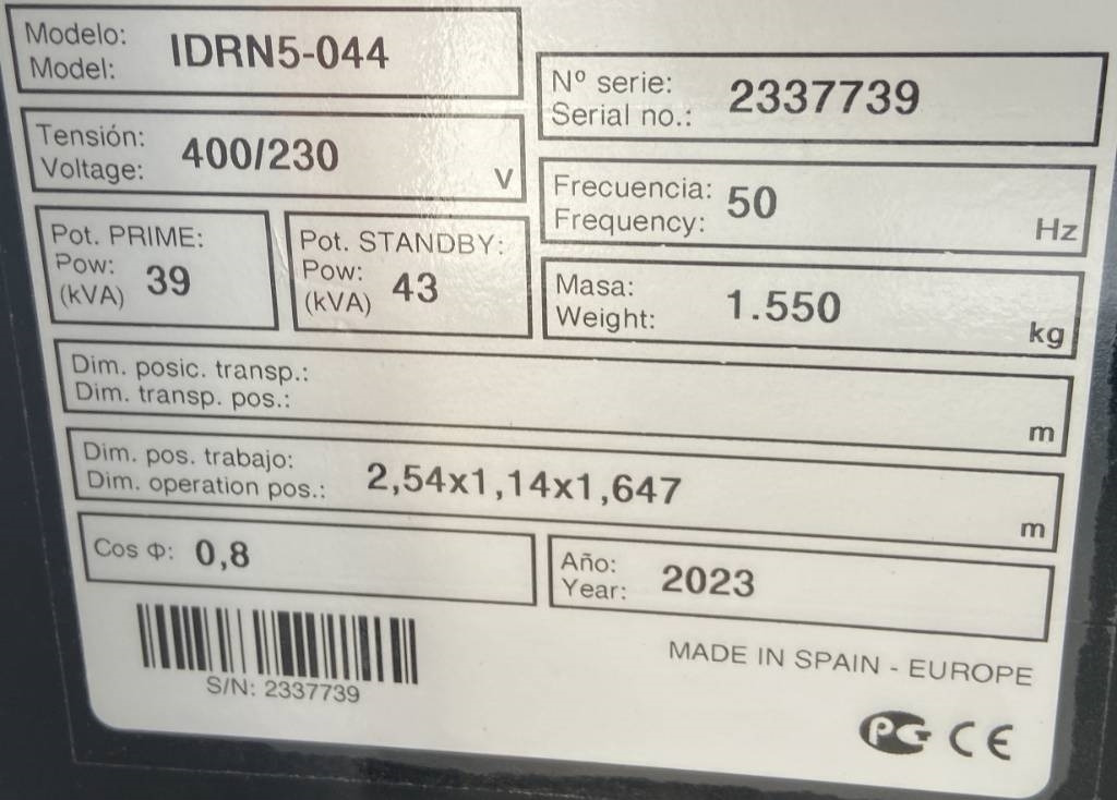 Deutz TD2.9 L4 - 43 kVA Stage V Generator - DPX-19010 - Industrie generator: afbeelding 4 Deutz TD2.9 L4 - 43 kVA Stage V Generator - DPX-19010 - Industrie generator: afbeelding 4