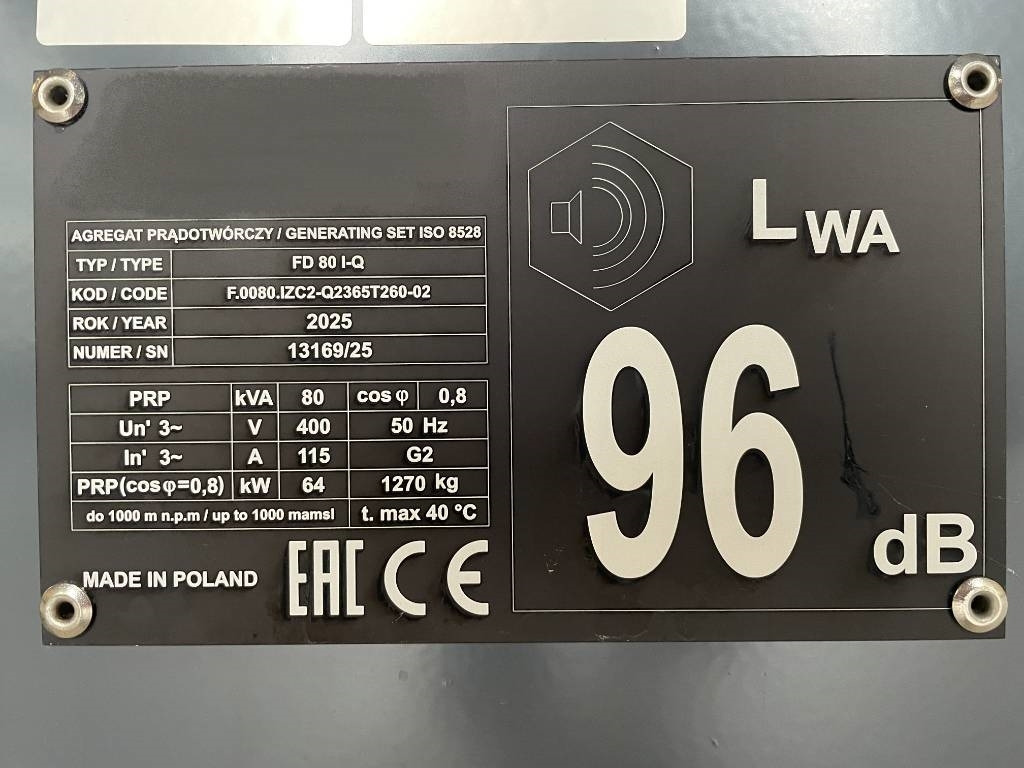 Nieuw Industrie generator Iveco NEF45SM3 - 85 kVA Generator - DPX-17551: afbeelding 6