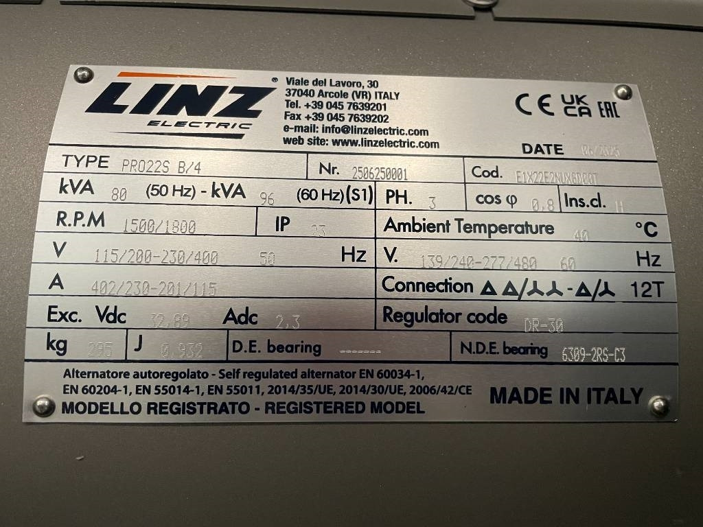 Nieuw Industrie generator Iveco NEF45SM3 - 85 kVA Generator - DPX-17551: afbeelding 17