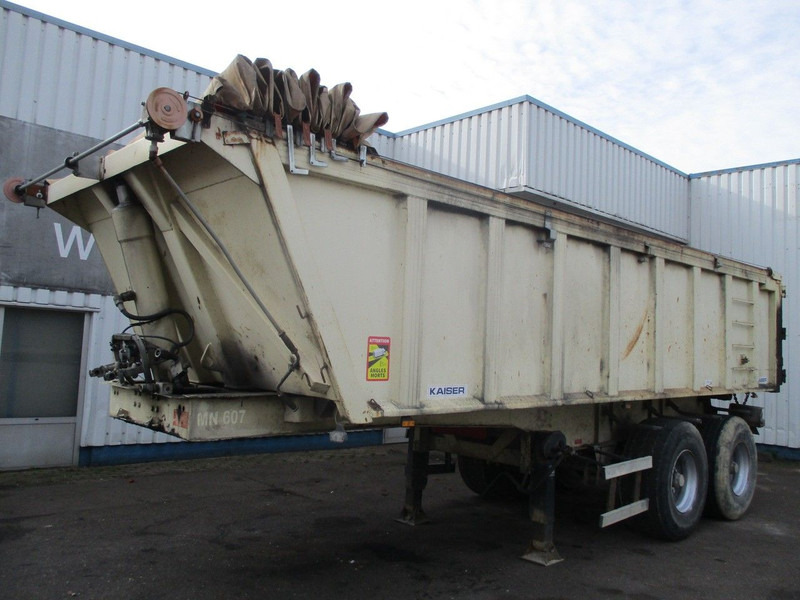 Kaiser 2 axle , Steel tipper trailer , Drum Brakes , Spring Suspension - Kipper oplegger: afbeelding 1 Kaiser 2 axle , Steel tipper trailer , Drum Brakes , Spring Suspension - Kipper oplegger: afbeelding 1