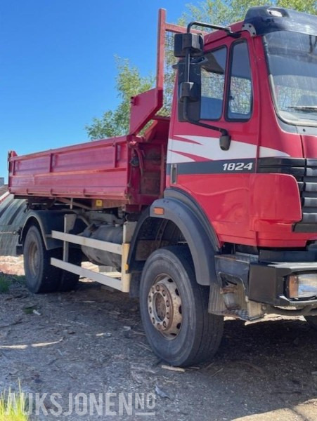 1994 Mercedes-Benz 1824AK TIPPBIOL m/ 4 hjulstrekk/sperre. - Kipper vrachtwagen: afbeelding 2 1994 Mercedes-Benz 1824AK TIPPBIOL m/ 4 hjulstrekk/sperre. - Kipper vrachtwagen: afbeelding 2